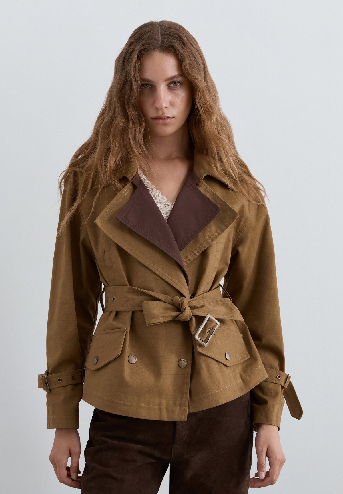 LONG CONVERTIBLE TRENCH COAT