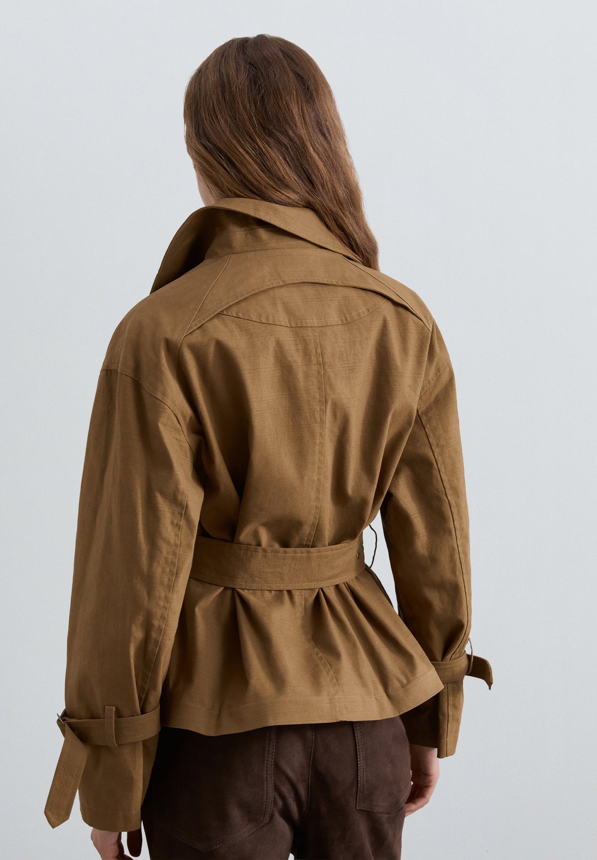 LONG CONVERTIBLE TRENCH COAT