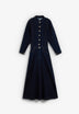WIDE SLEEVE DENIM DRESS