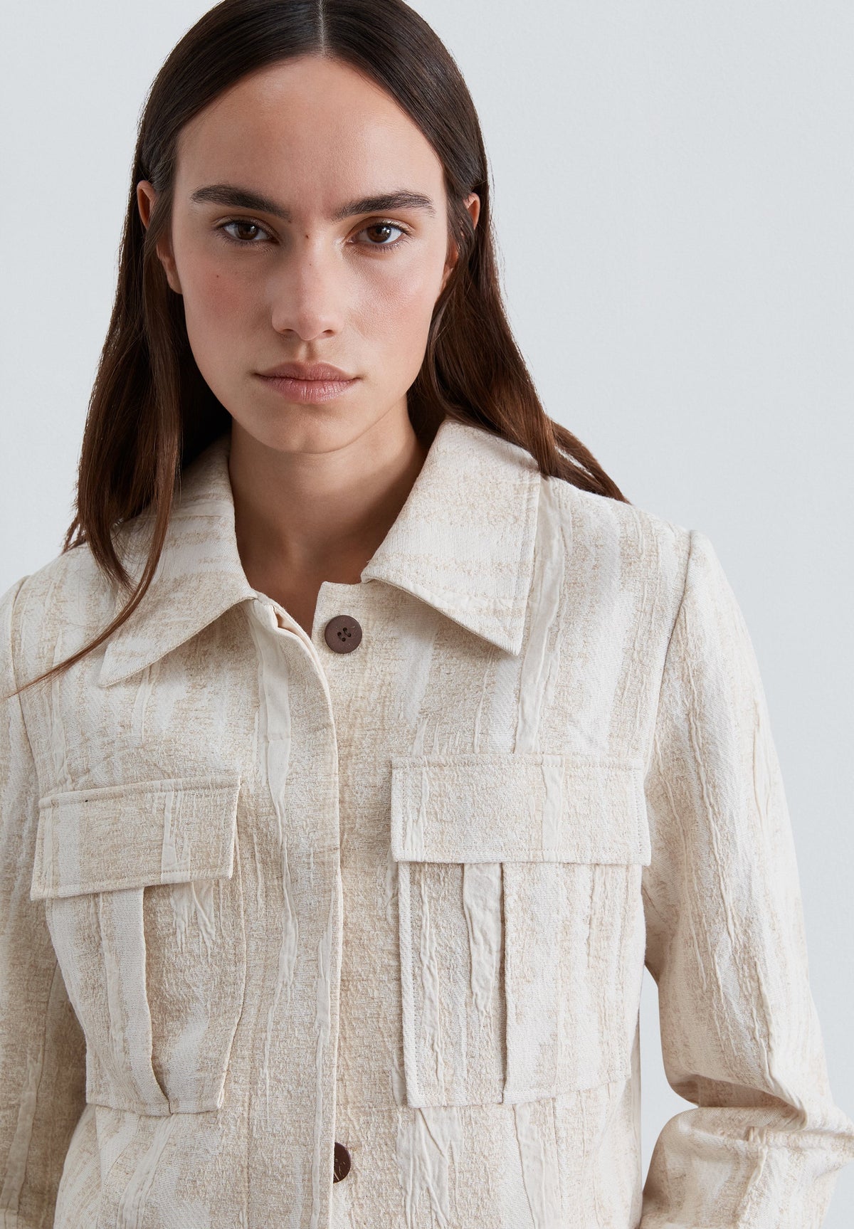 RUSTIC JACKET WITH POCKETS