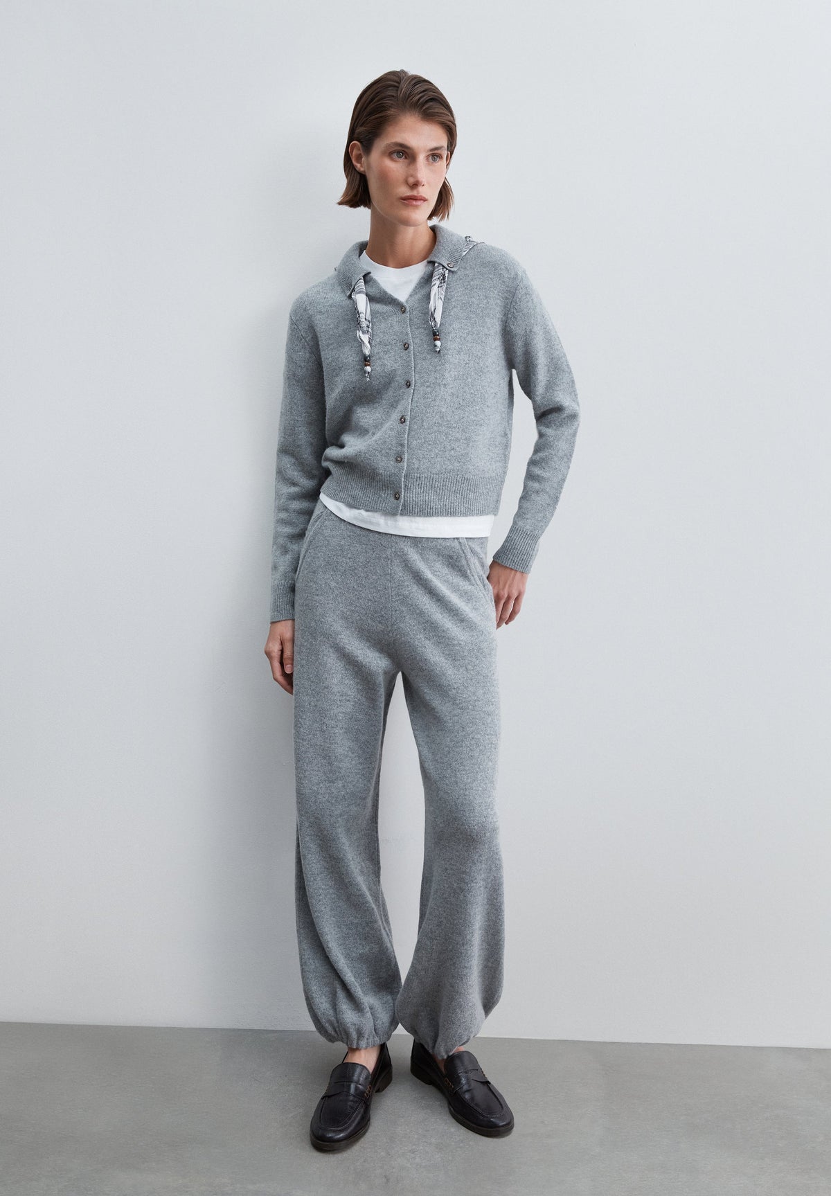 SCSCARF KNIT PANT