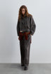 PINSTRIPE DARTED TROUSERS