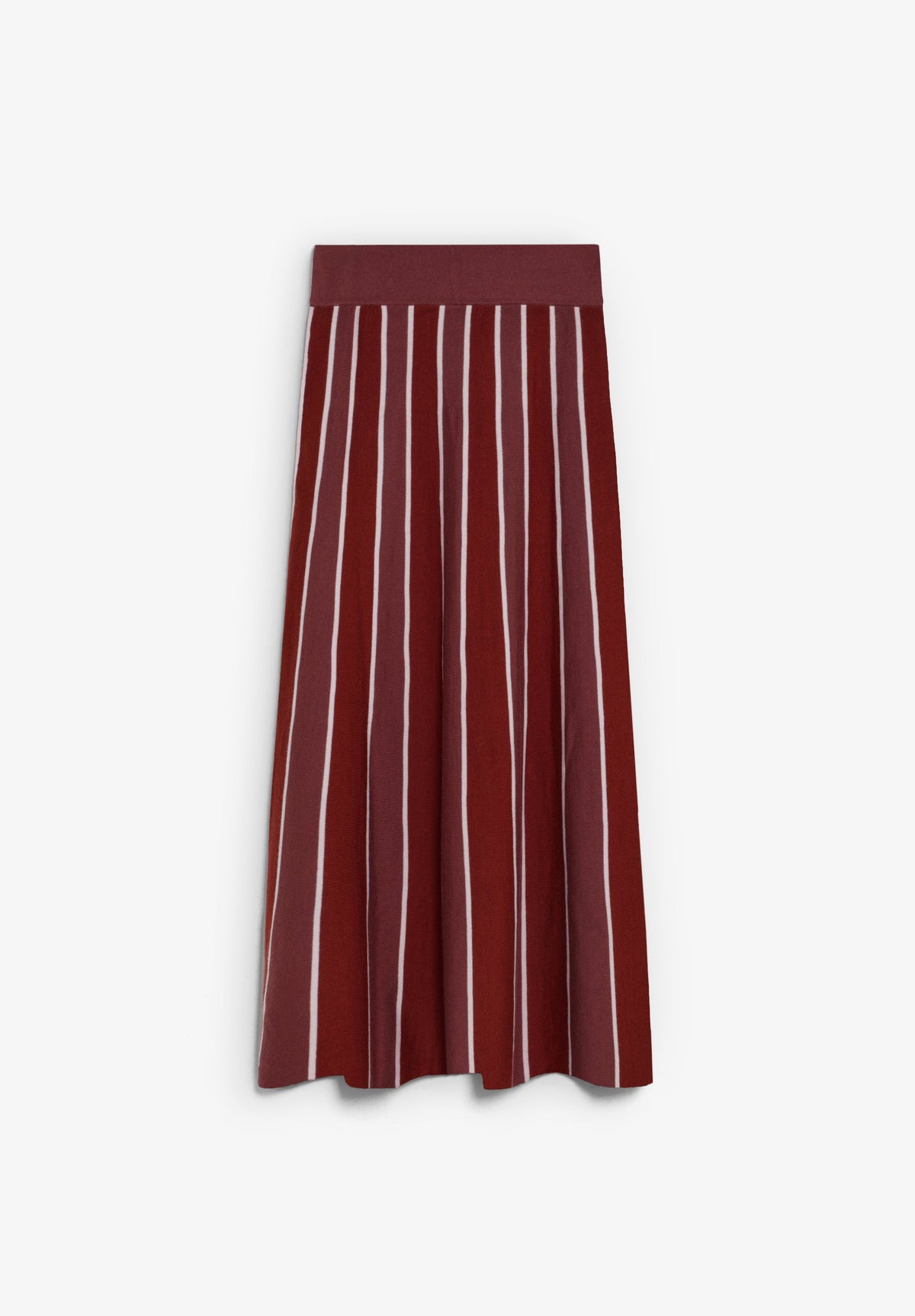 STRIPED KNIT SKIRT
