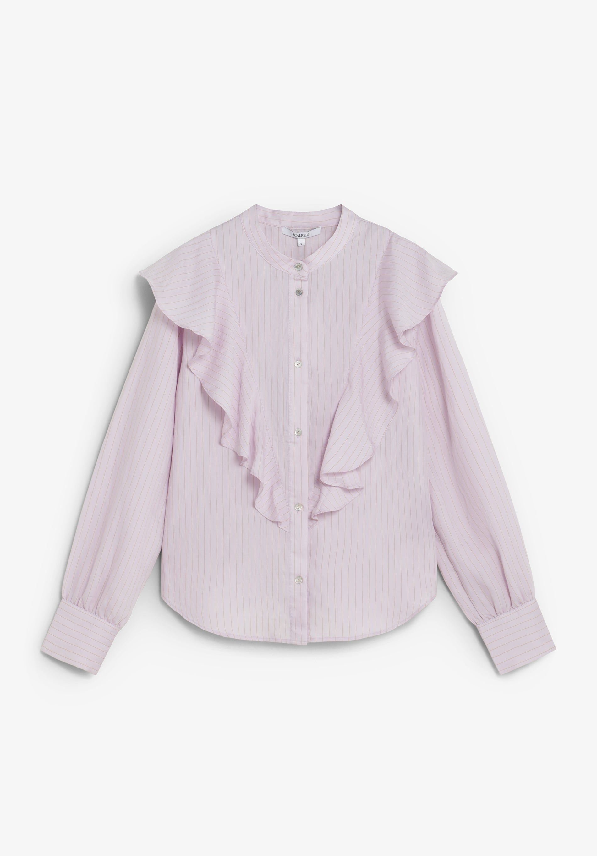 SCSTRIPESFRILL SHIRT