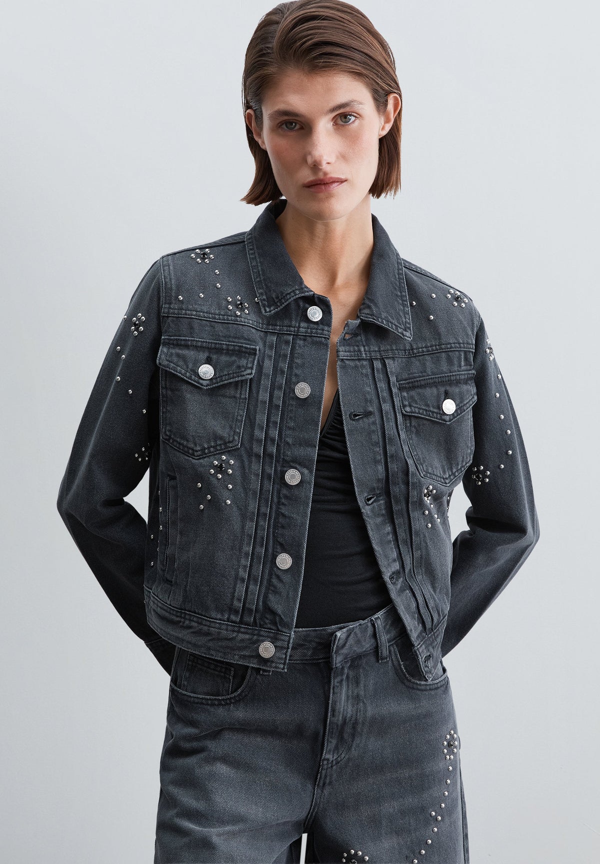 SCSTUDS DENIM JACKET