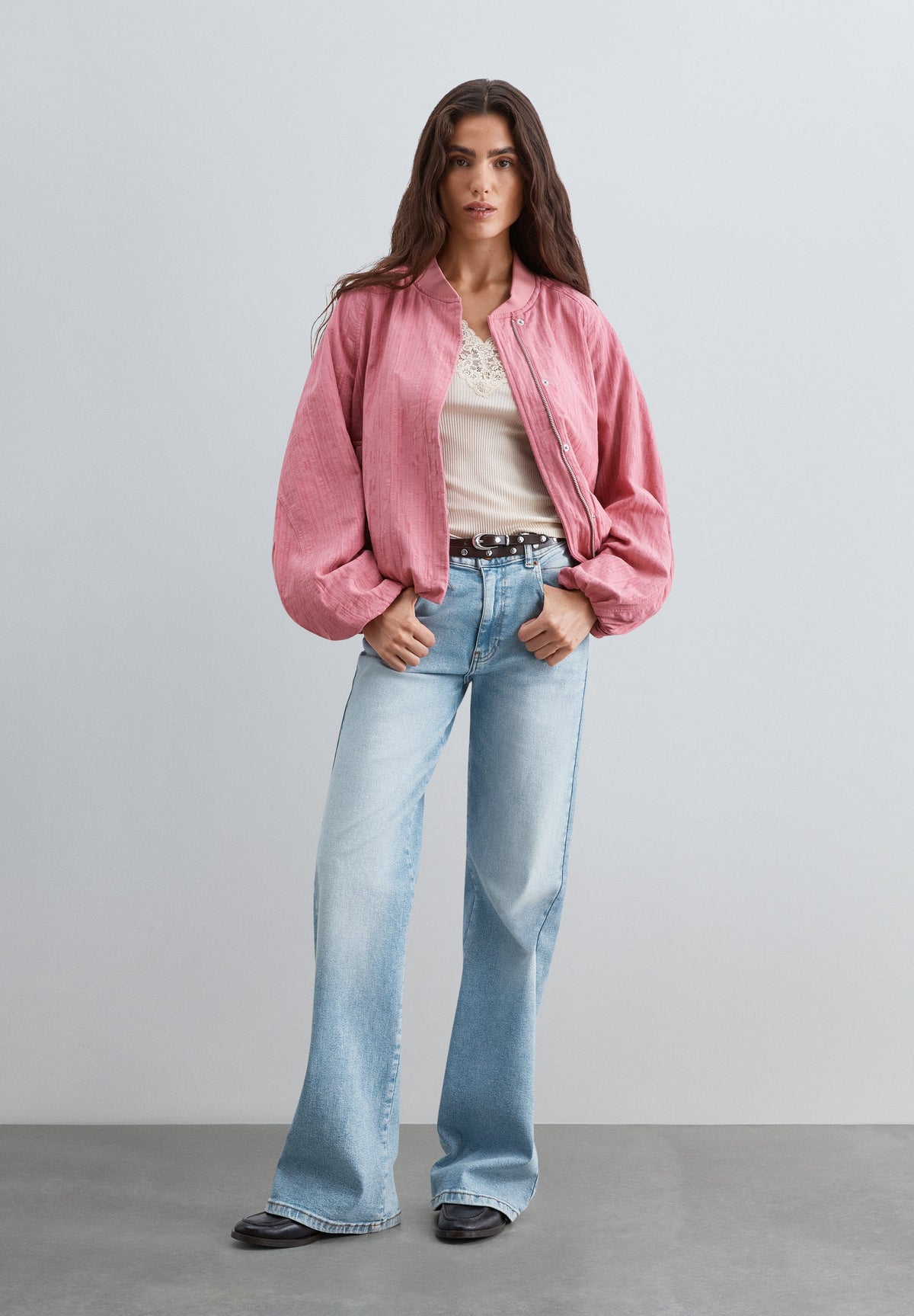 TEXTURED PUFFER JACKET