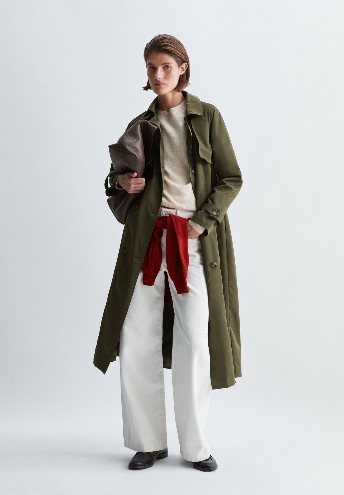 TRENCH COAT WITH REVERSIBLE GILET