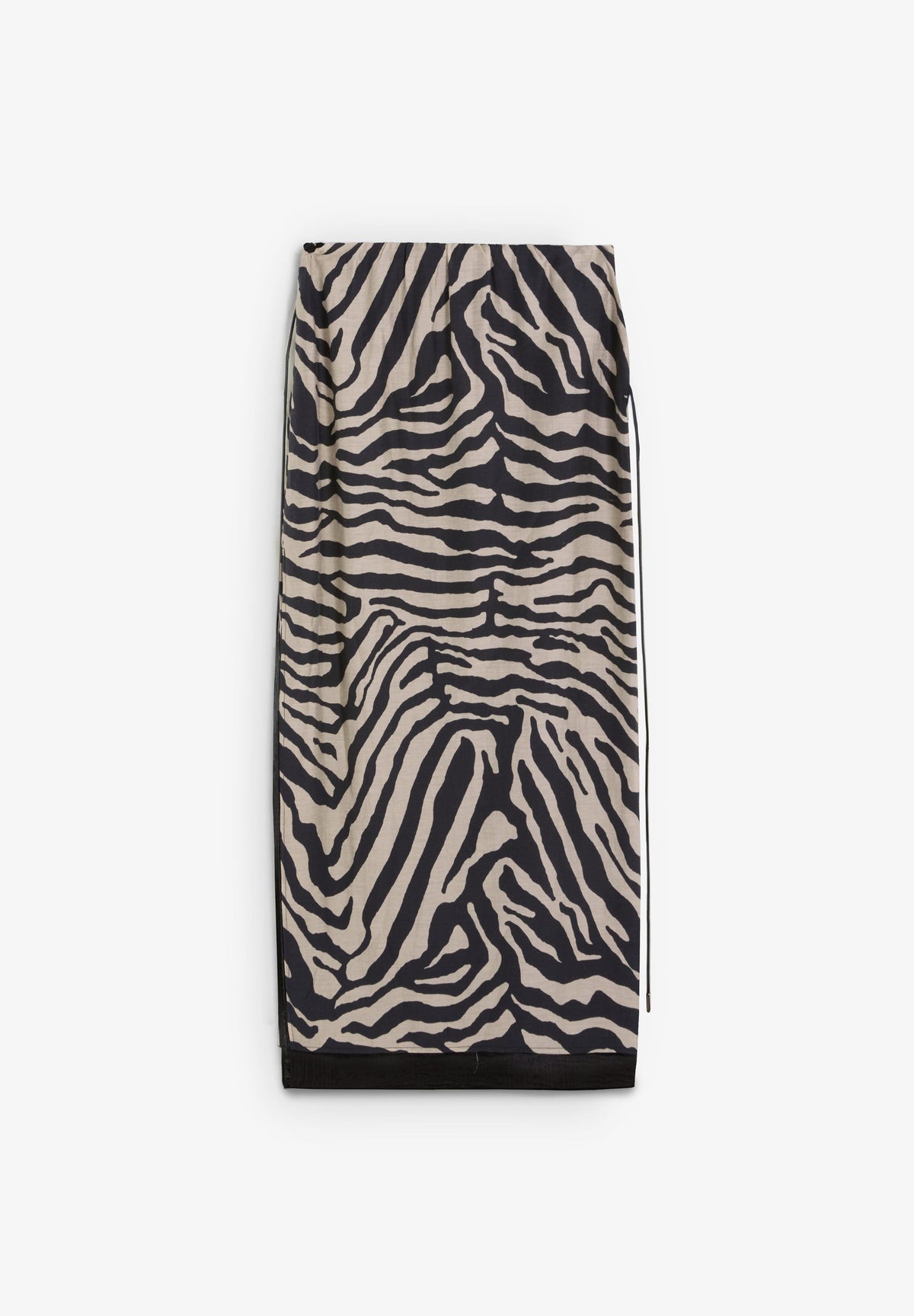 ANIMAL PRINT SKIRT WITH SLIT