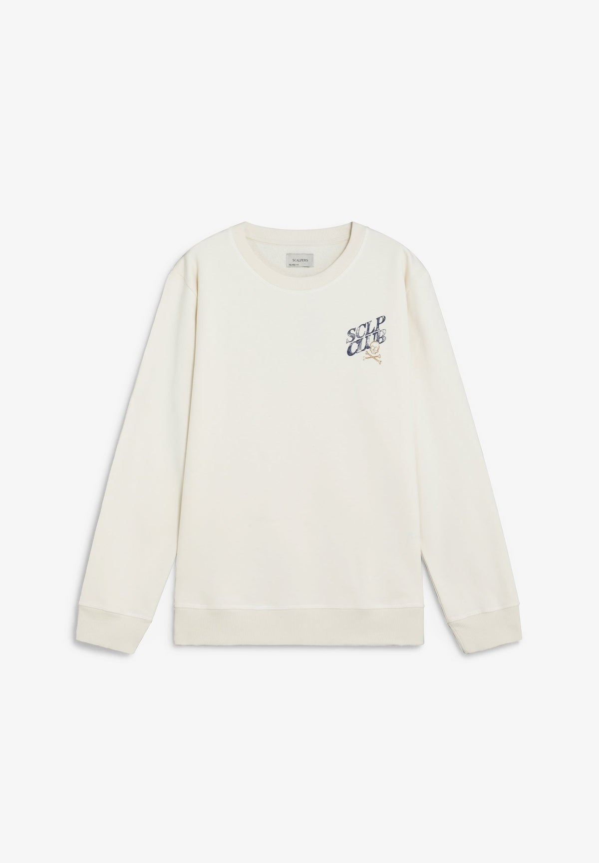 CONTRAST PRINT SWEATSHIRT