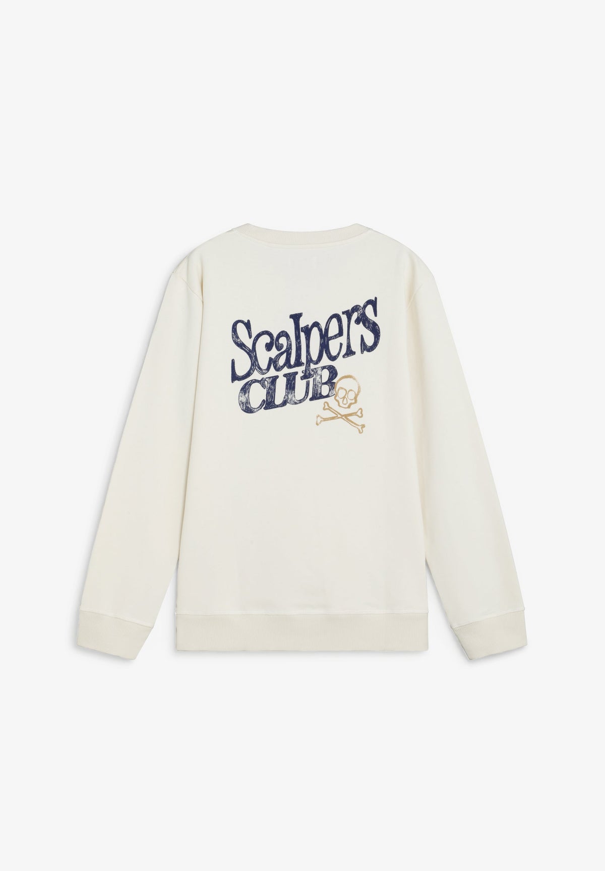 CONTRAST PRINT SWEATSHIRT