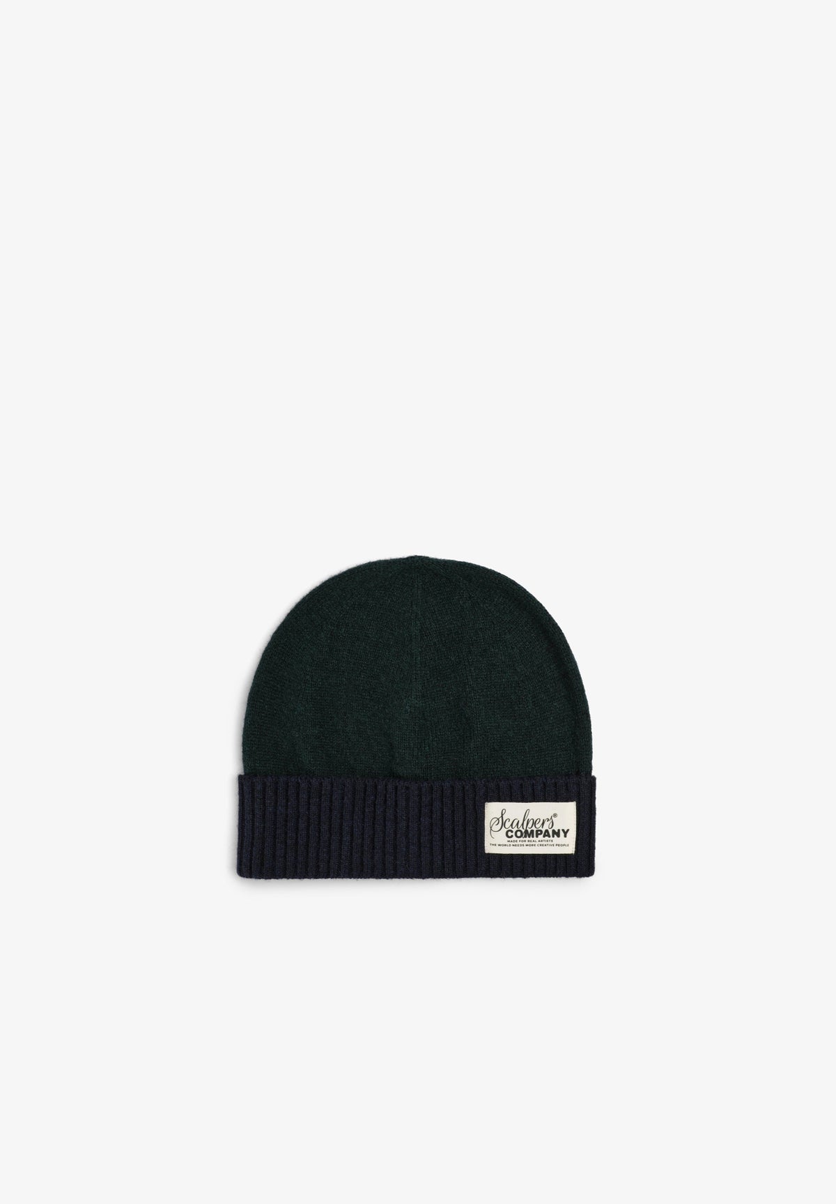 CONTRAST KNIT HAT