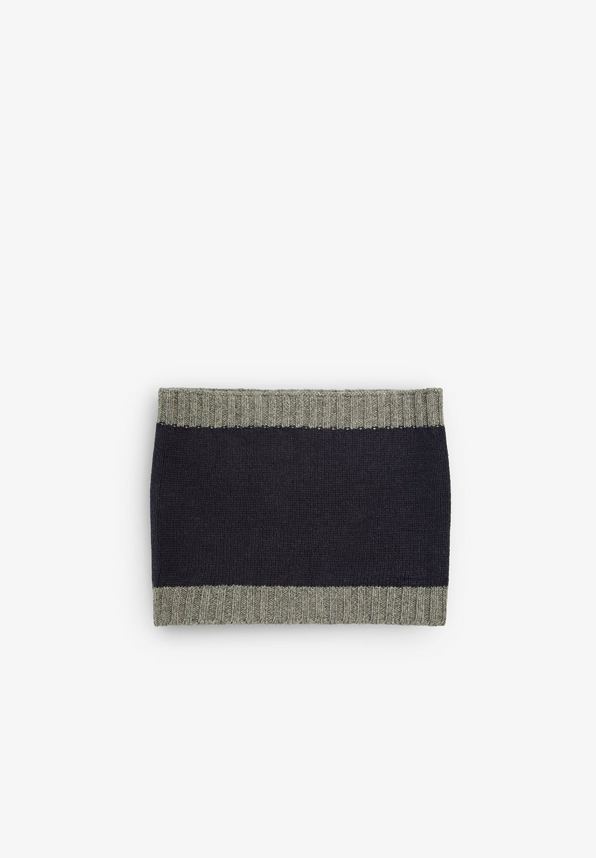 CONTRAST KNIT NECK WARMER