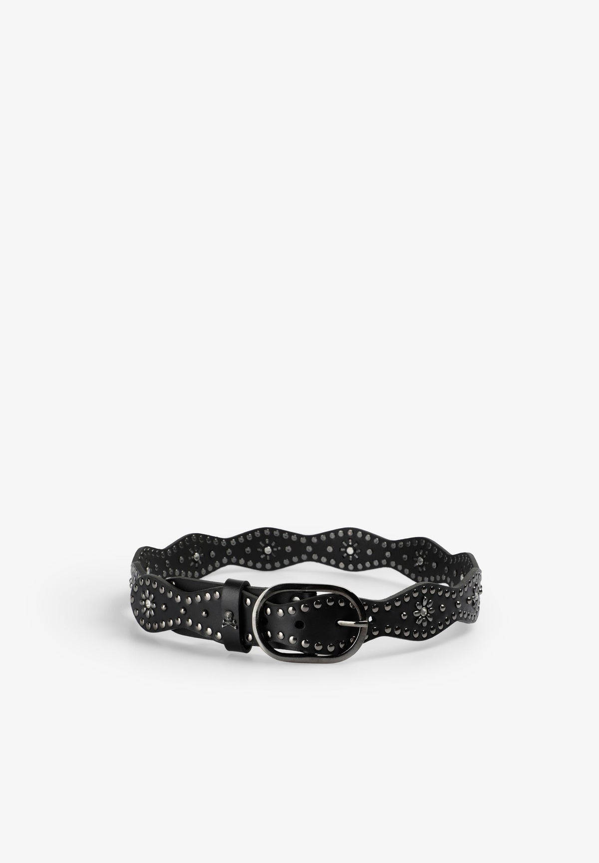 STUDDED WAVY BELT