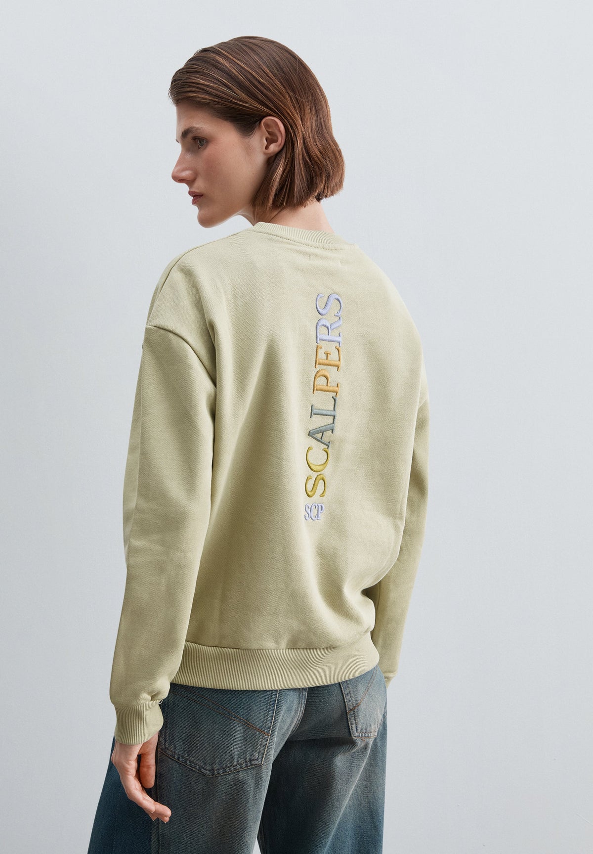 SWEATSHIRT WITH BACK LOGO EMBROIDERY
