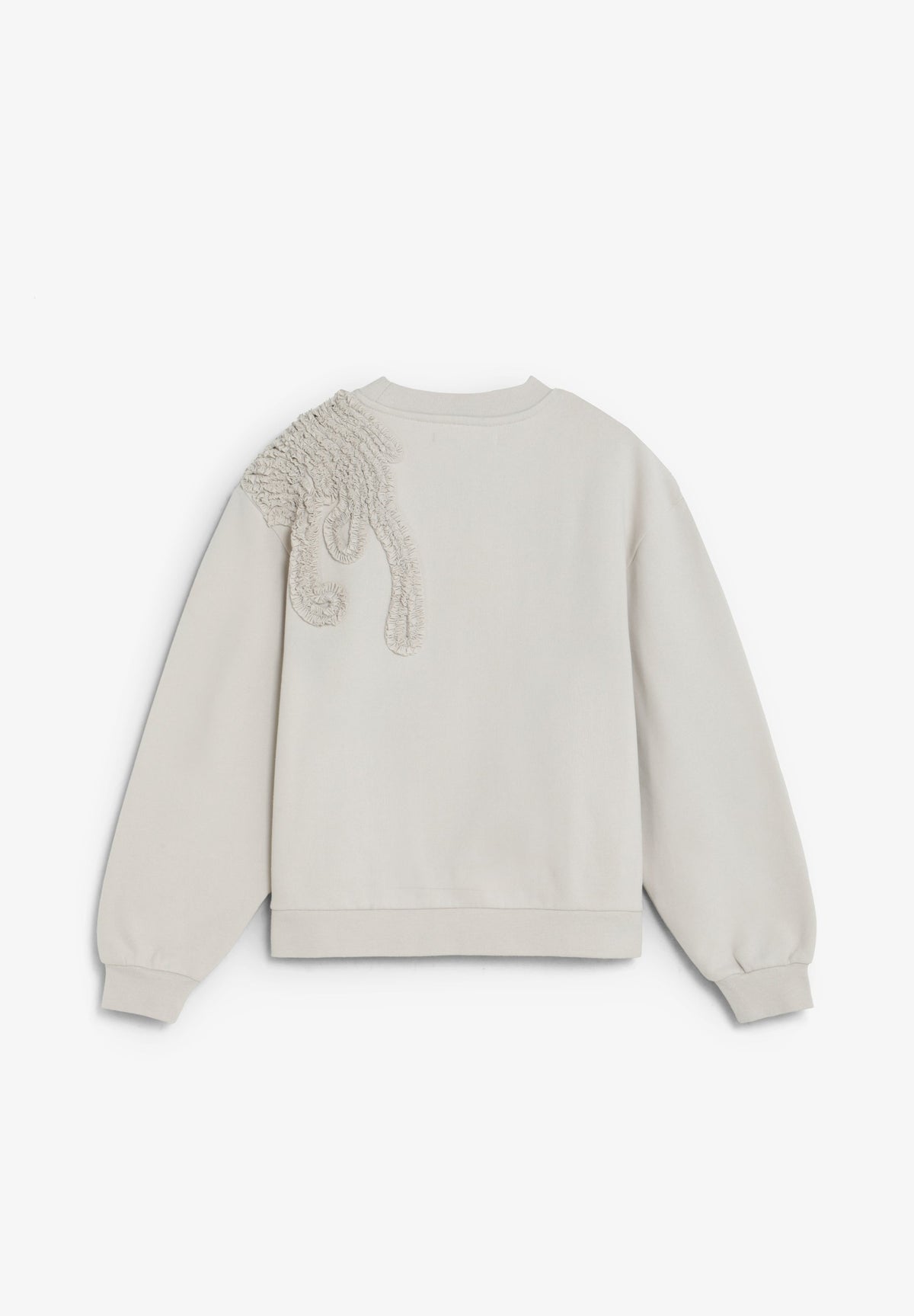 SHOULDER DETAIL SWEATSHIRT