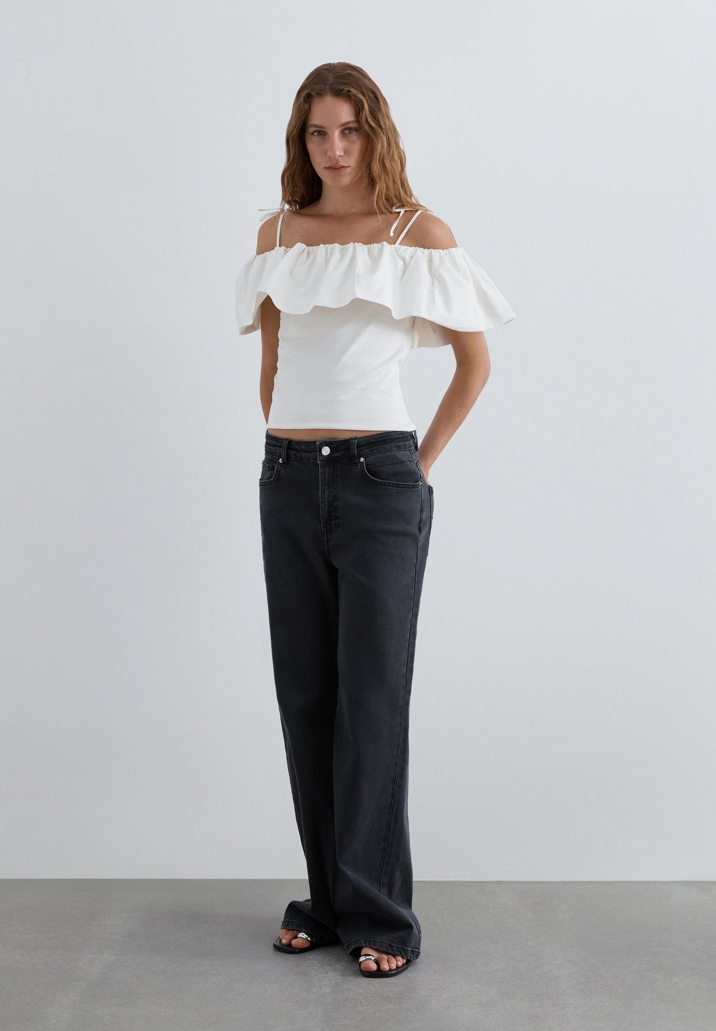 BARDOT NECKLINE TOP