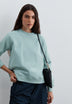 REGULAR FIT EMBROIDERED SWEATSHIRT