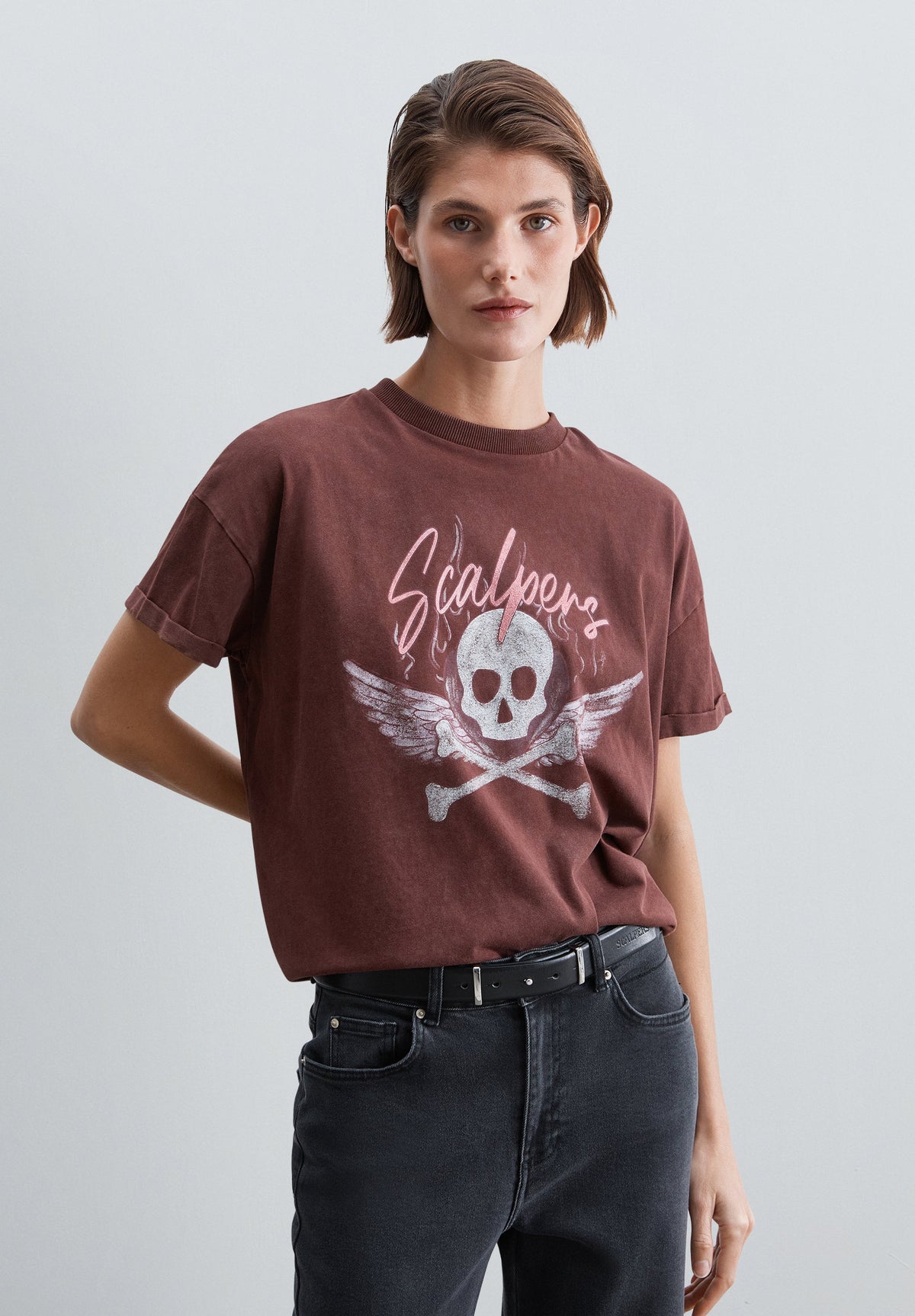 FADED PRINT T-SHIRT