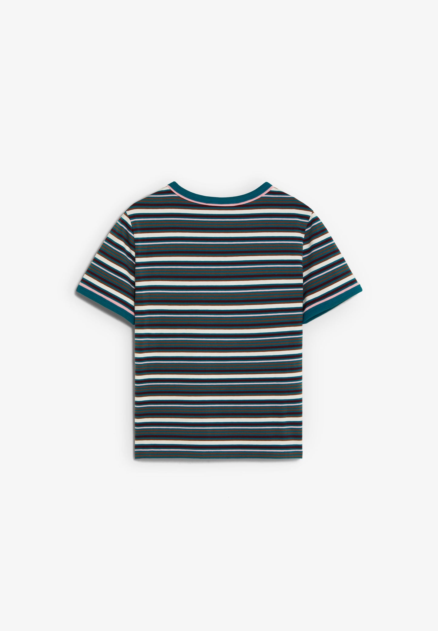 MULTICOLOURED STRIPED T-SHIRT