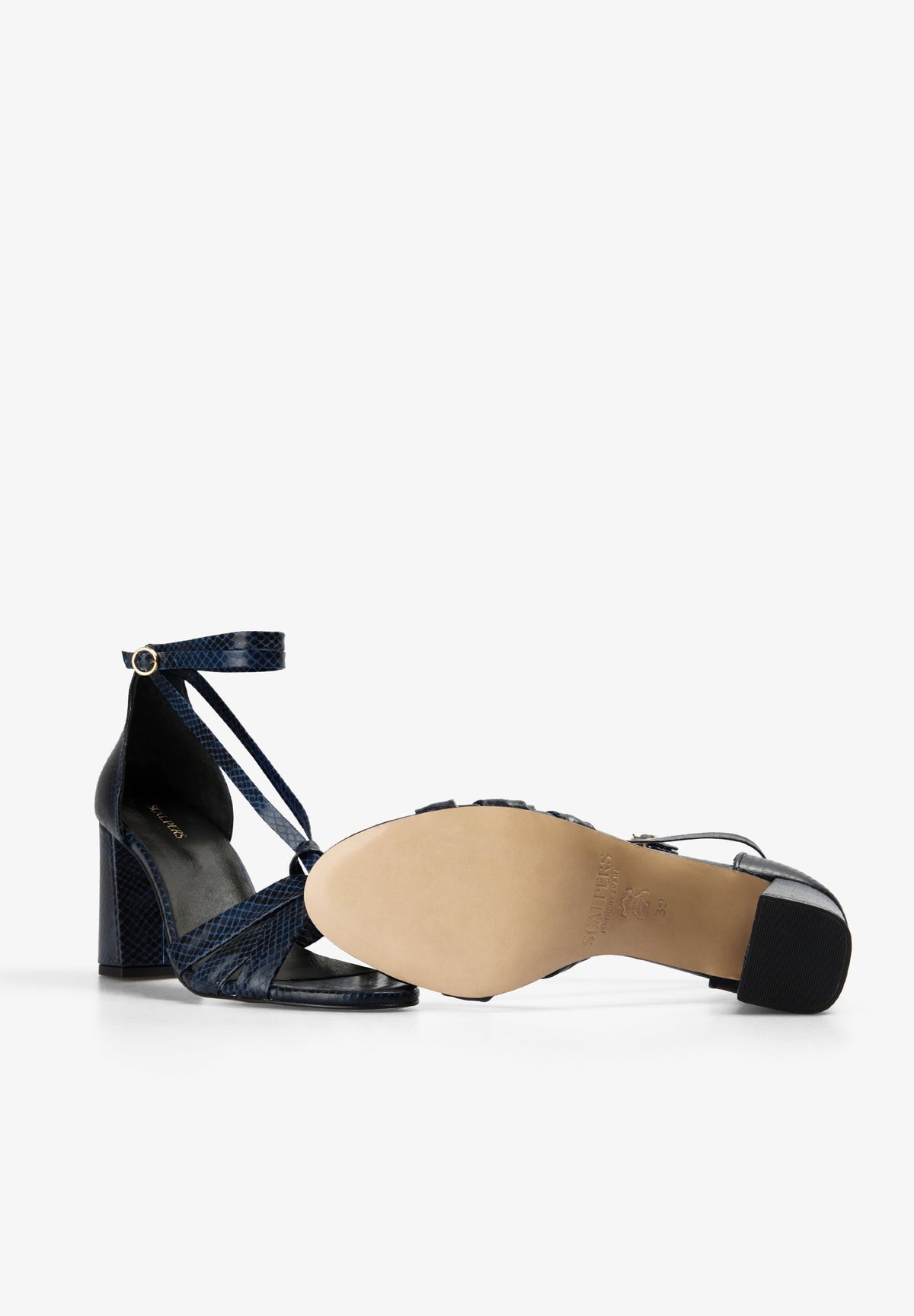 HIGH-HEELED STRAPPY SANDALS