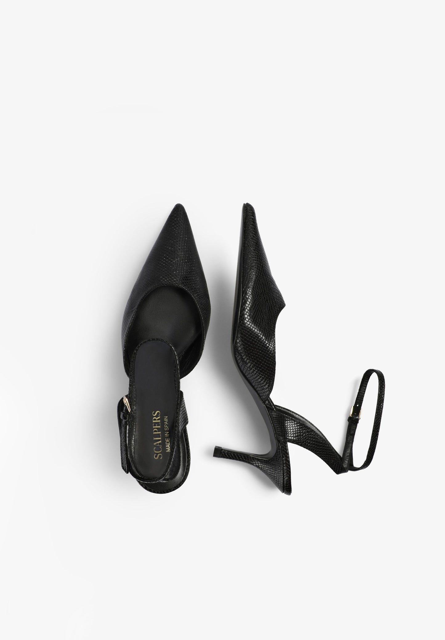 HIGH-HEELED SLINGBACK SHOES