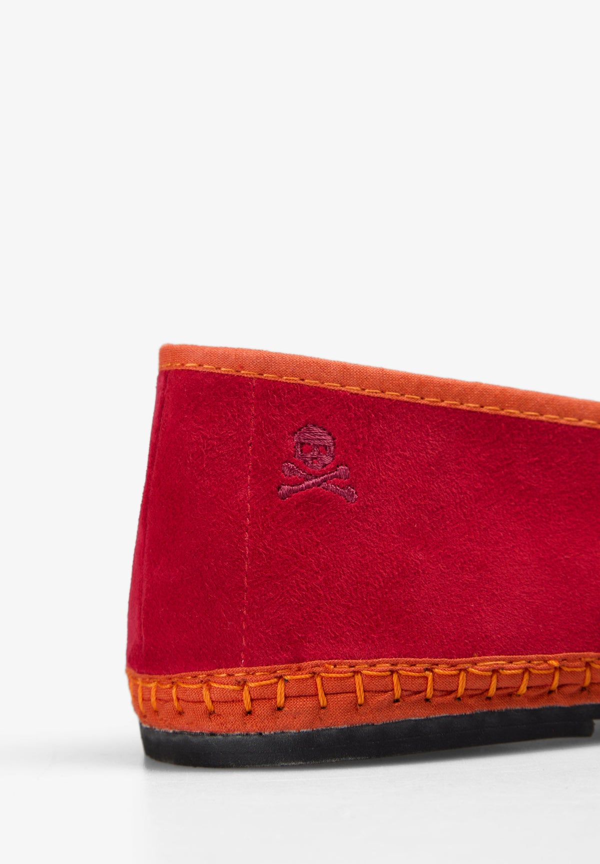 CONTRAST VELVET BALLET FLATS