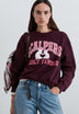 SWEATSHIRT WITH FRONT EMBROIDERY