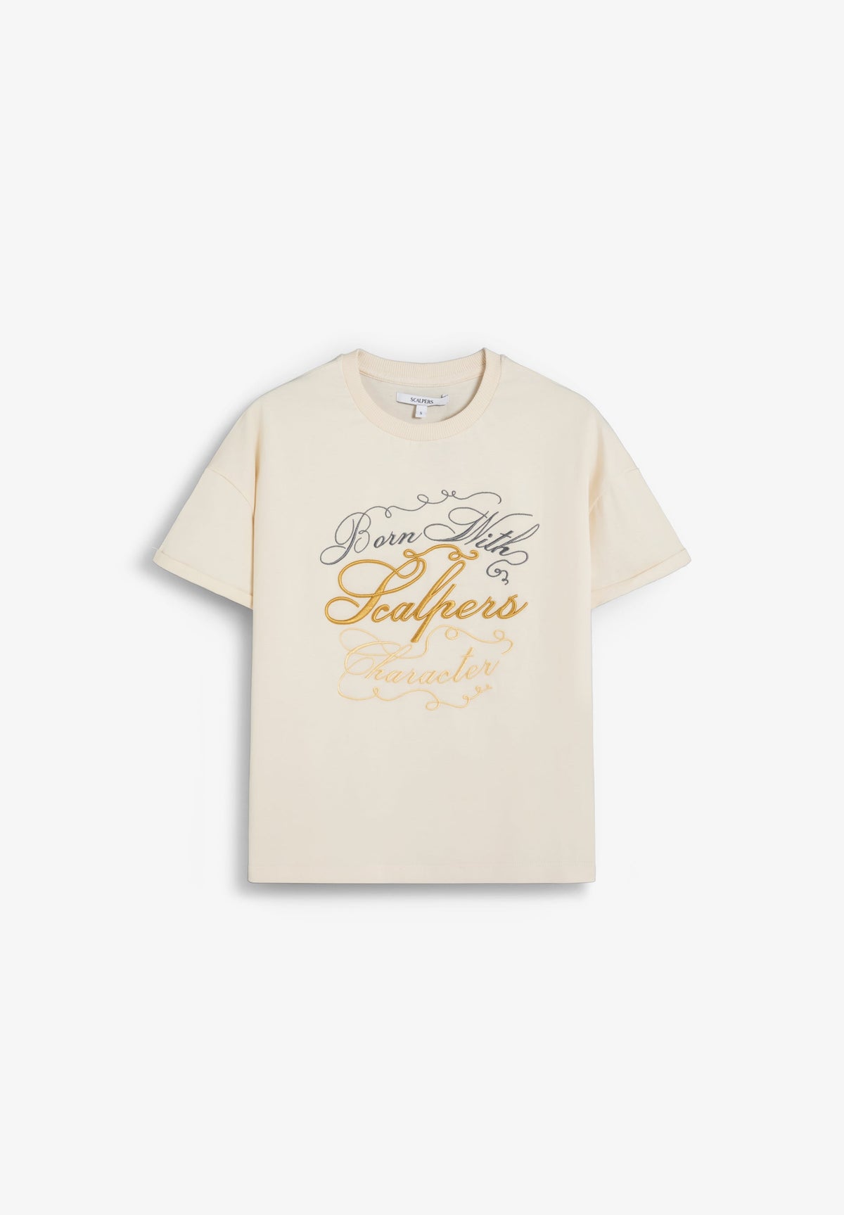 T-SHIRT WITH FRONT EMBROIDERY