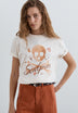 T-SHIRT WITH FRONT PRINT