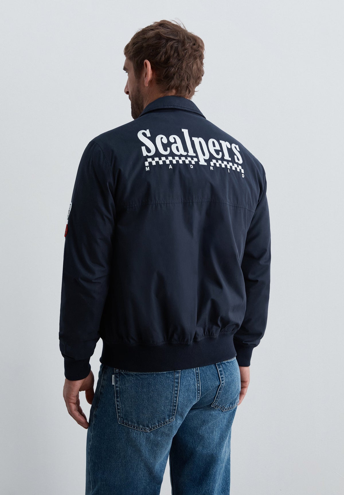 BOMBER JACKET WITH PATCHES