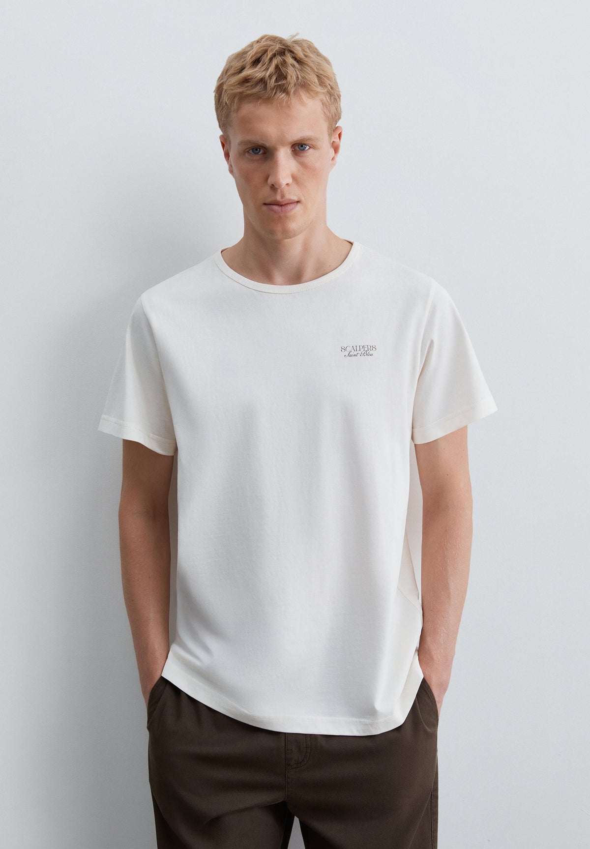 SAINT BLEU PRINT T-SHIRT