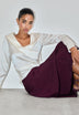 SATIN ASYMMETRIC SHIRT