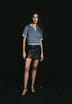 LEATHER MINI SKIRT WITH BELT