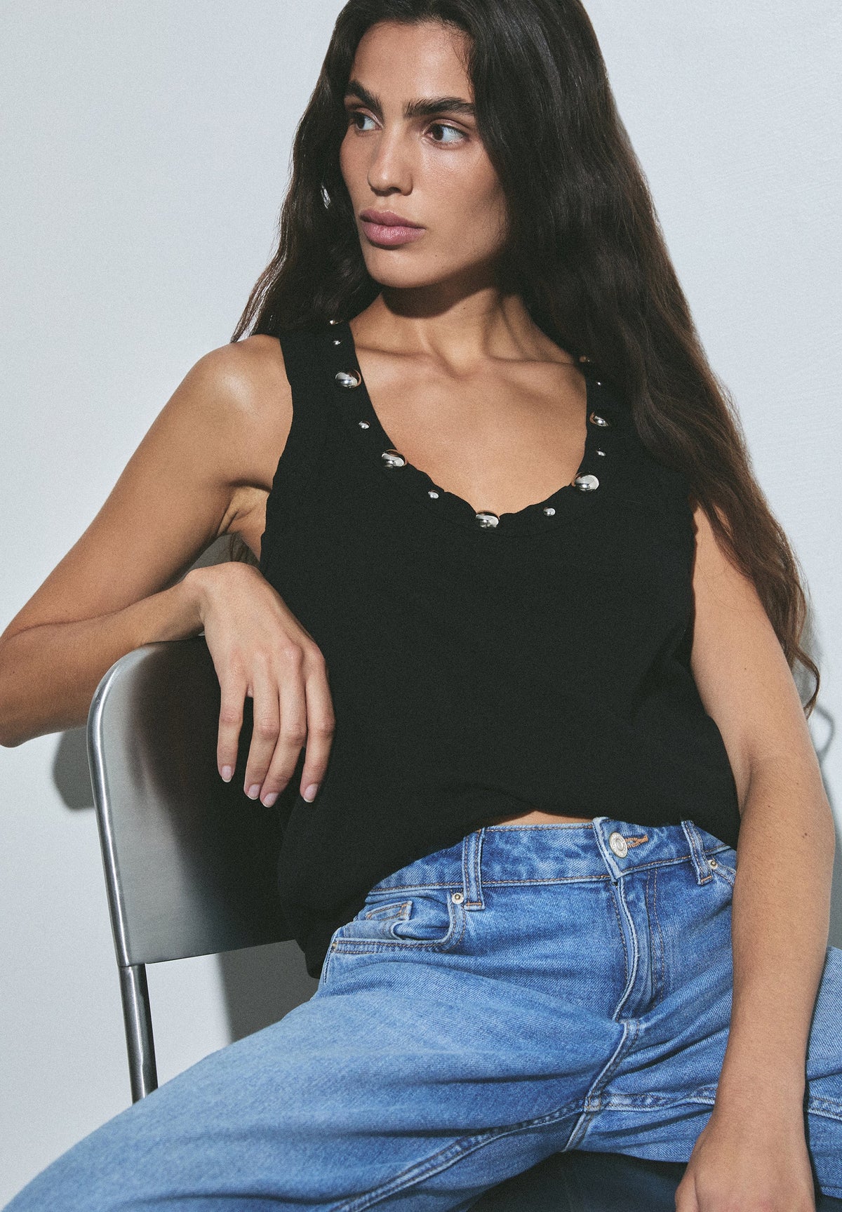 SCHEAVY STUDS TANK TEE