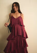 CAMISOLE DRESS WITH RUFFLES