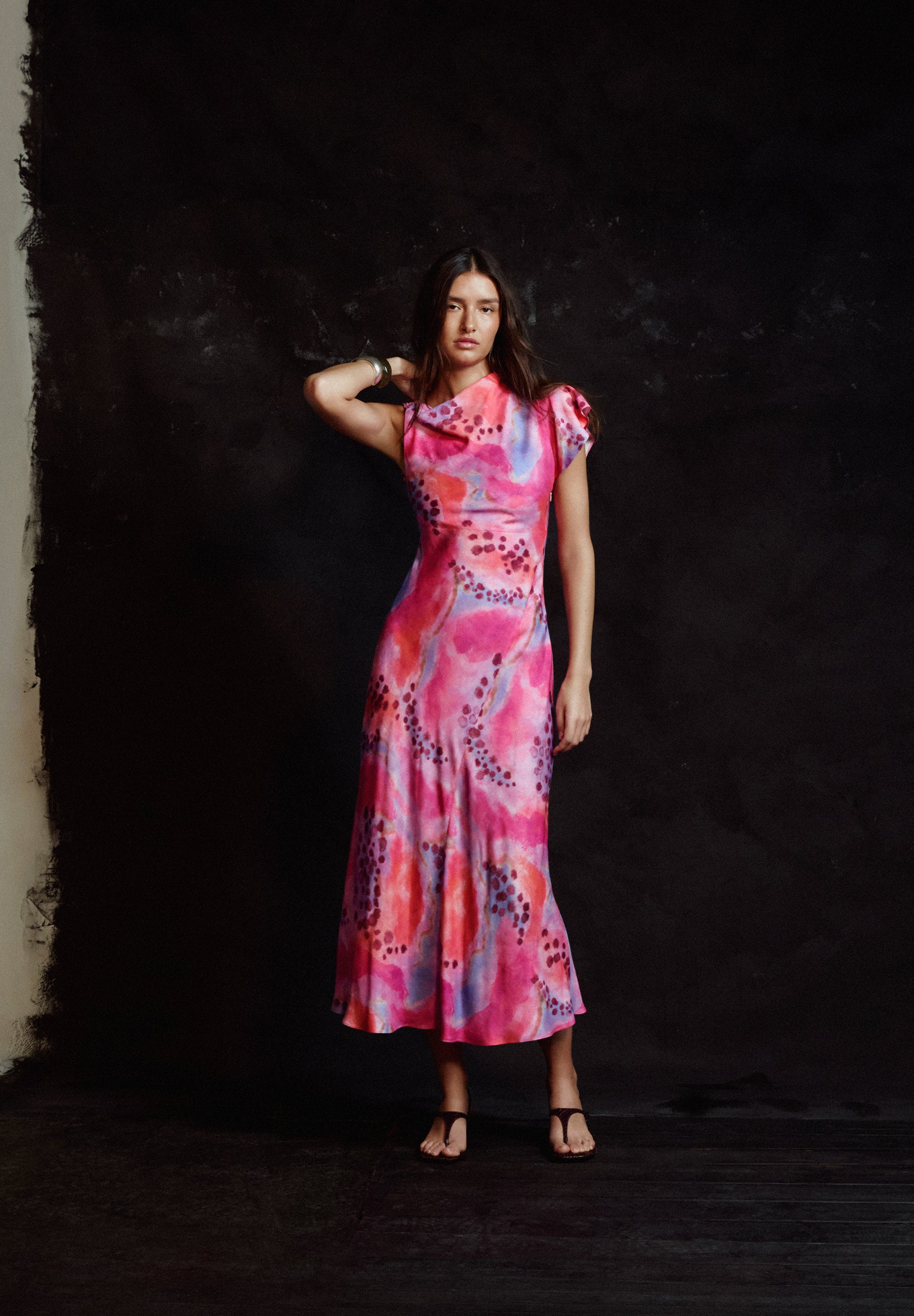SCKNOT PRINT DRESS