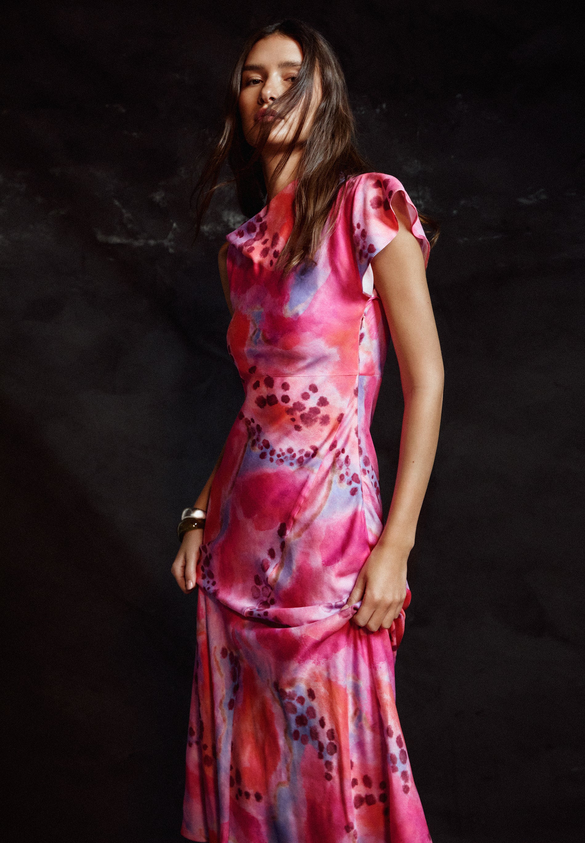 SCKNOT PRINT DRESS