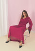 PLEATED BODICE DRESS
