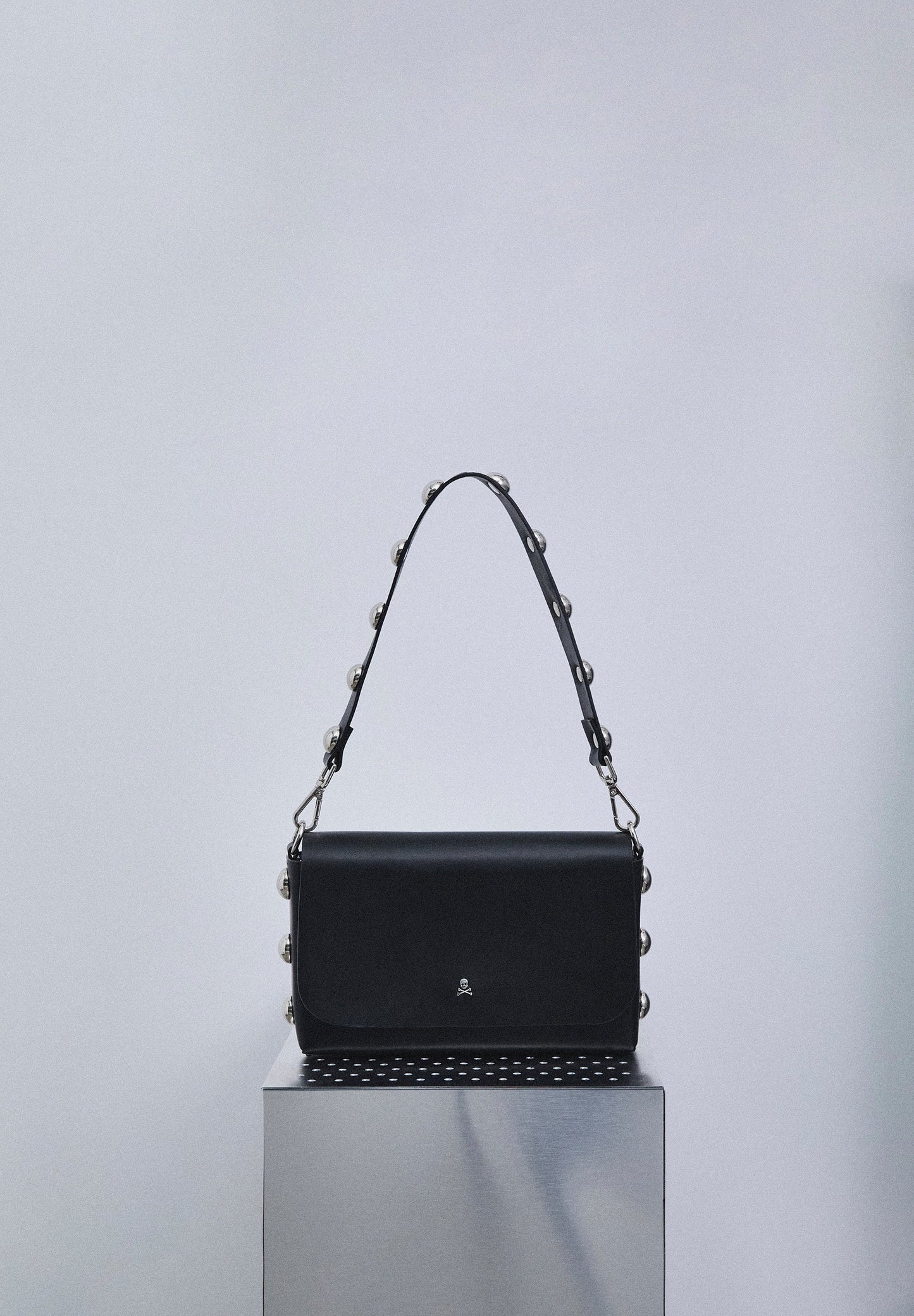 MINI BAG IN 100% LEATHER WITH STUDS
