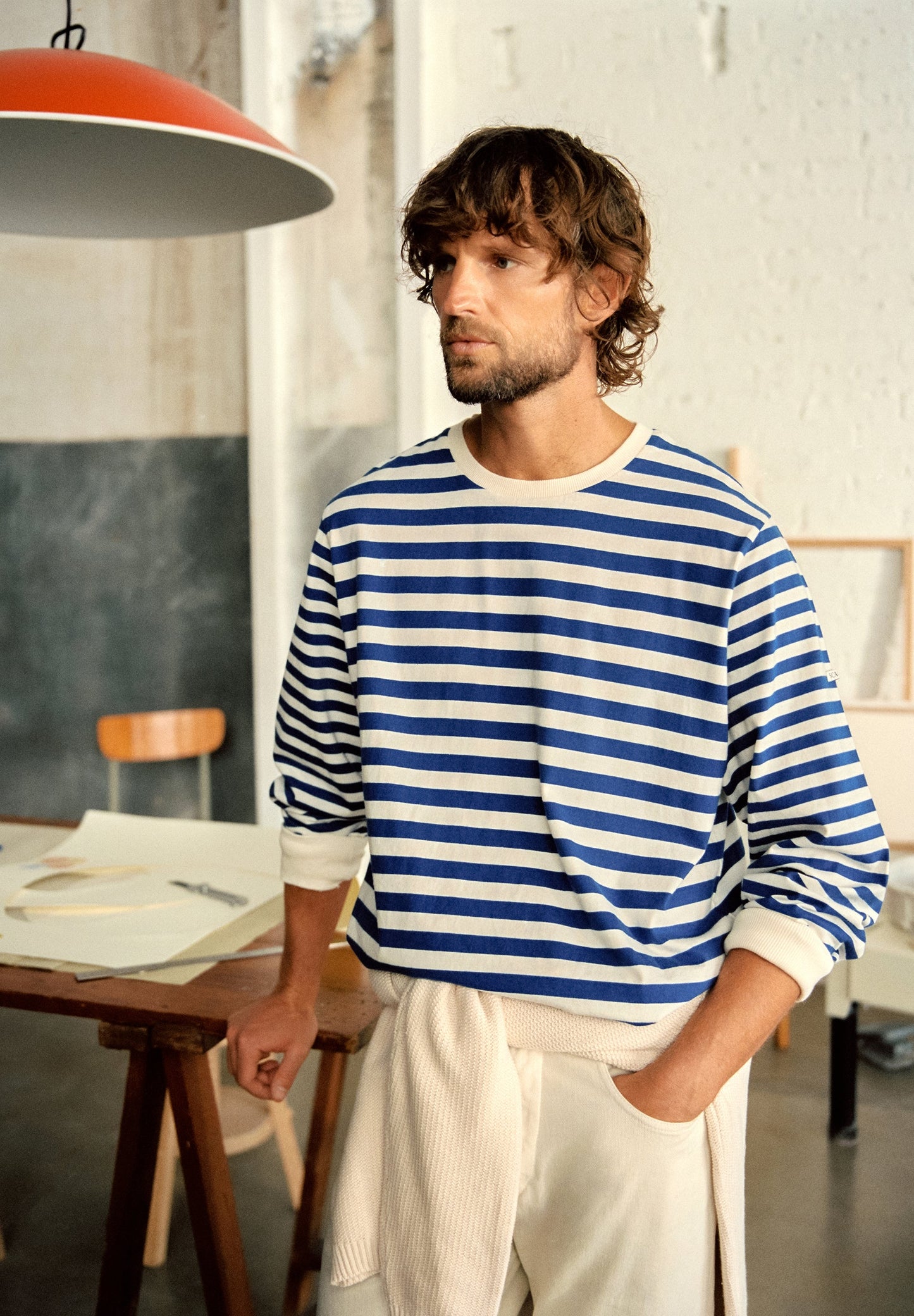 LONG SLEEVE STRIPED T-SHIRT