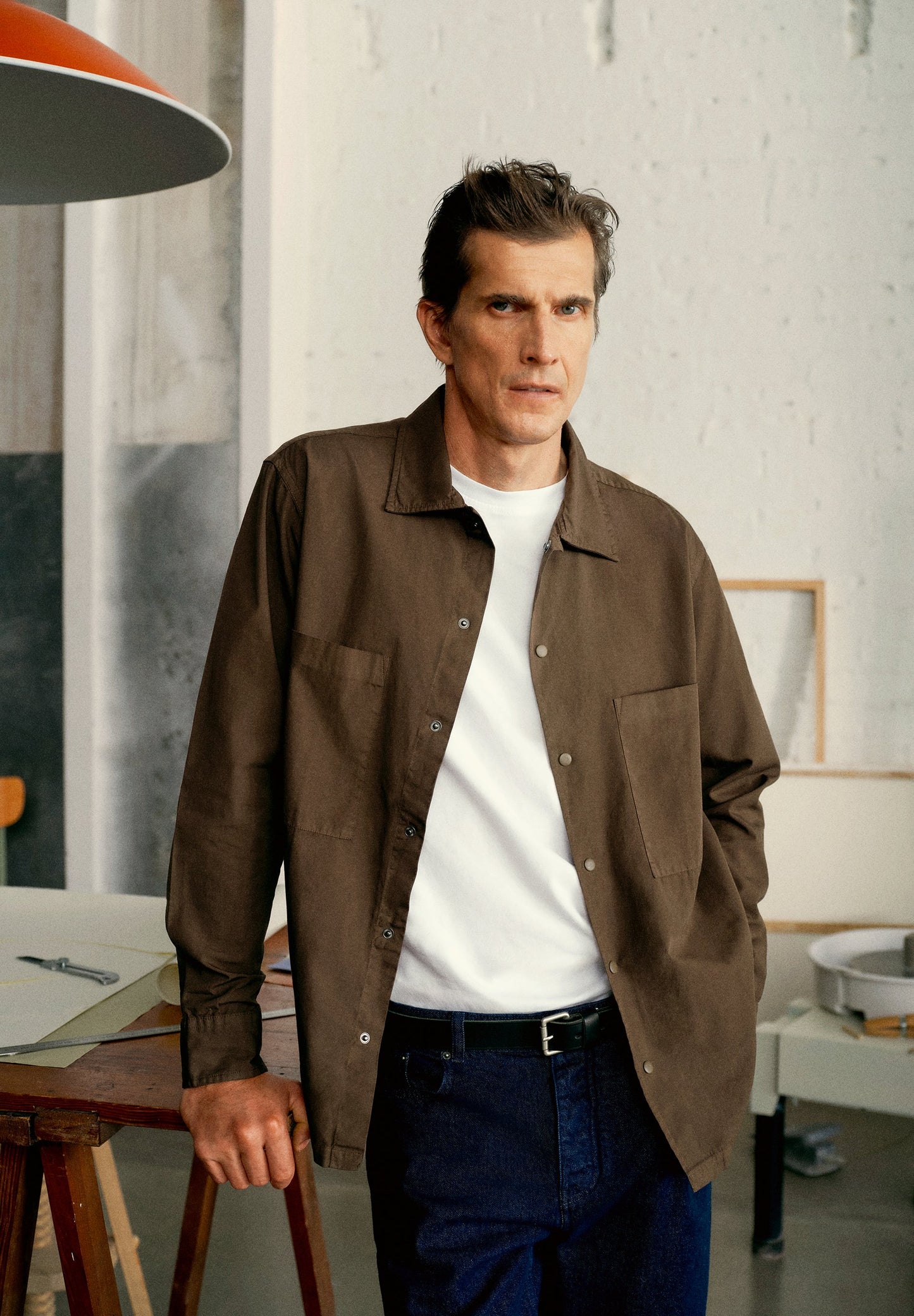 CLASSIC COLLARED OVERSHIRT
