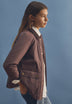 WAXED JACKET WITH CORDUROY COLLAR