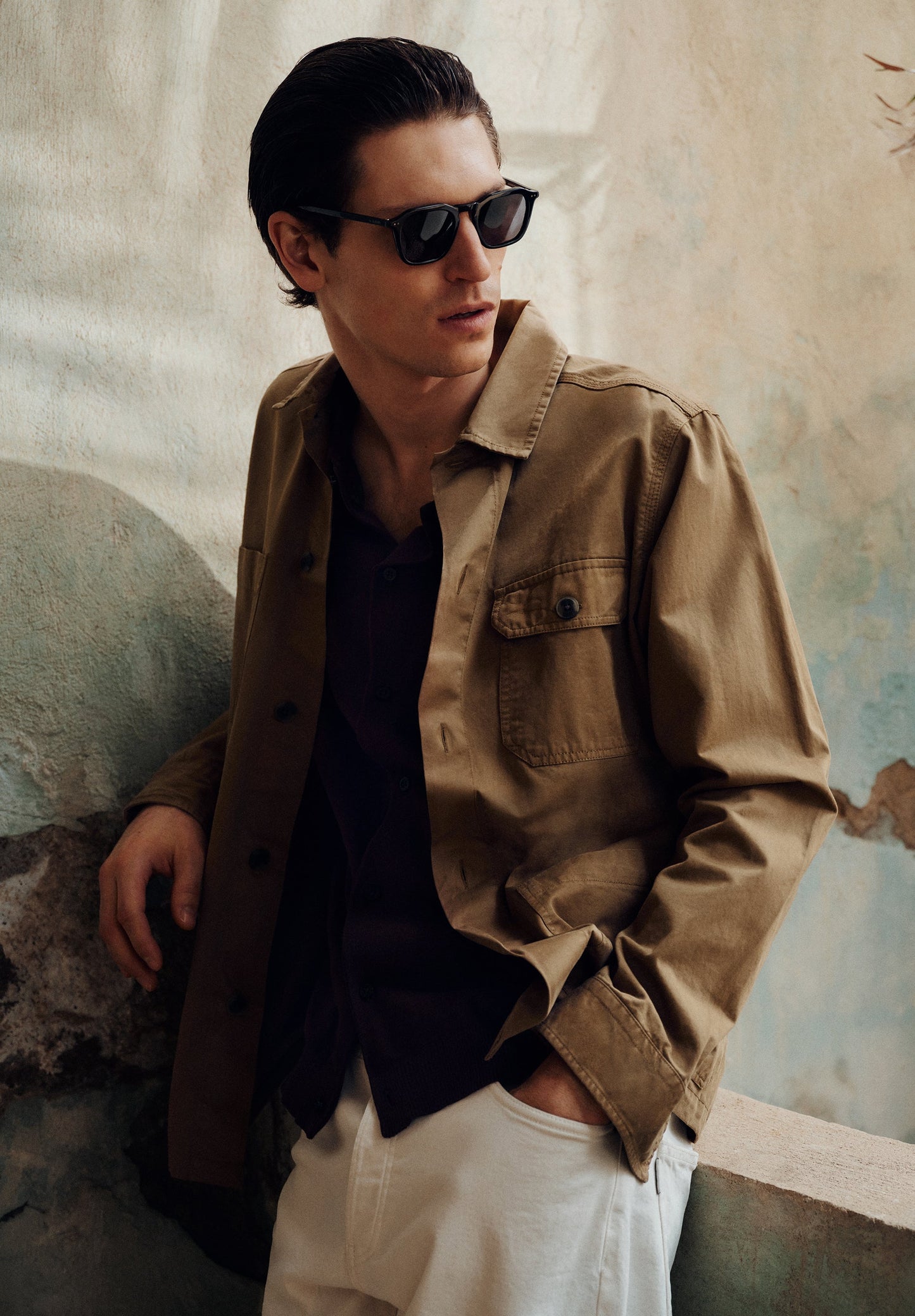 OVERSHIRT WITH BUTTONED POCKETS