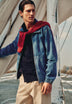 DENIM BOMBER JACKET