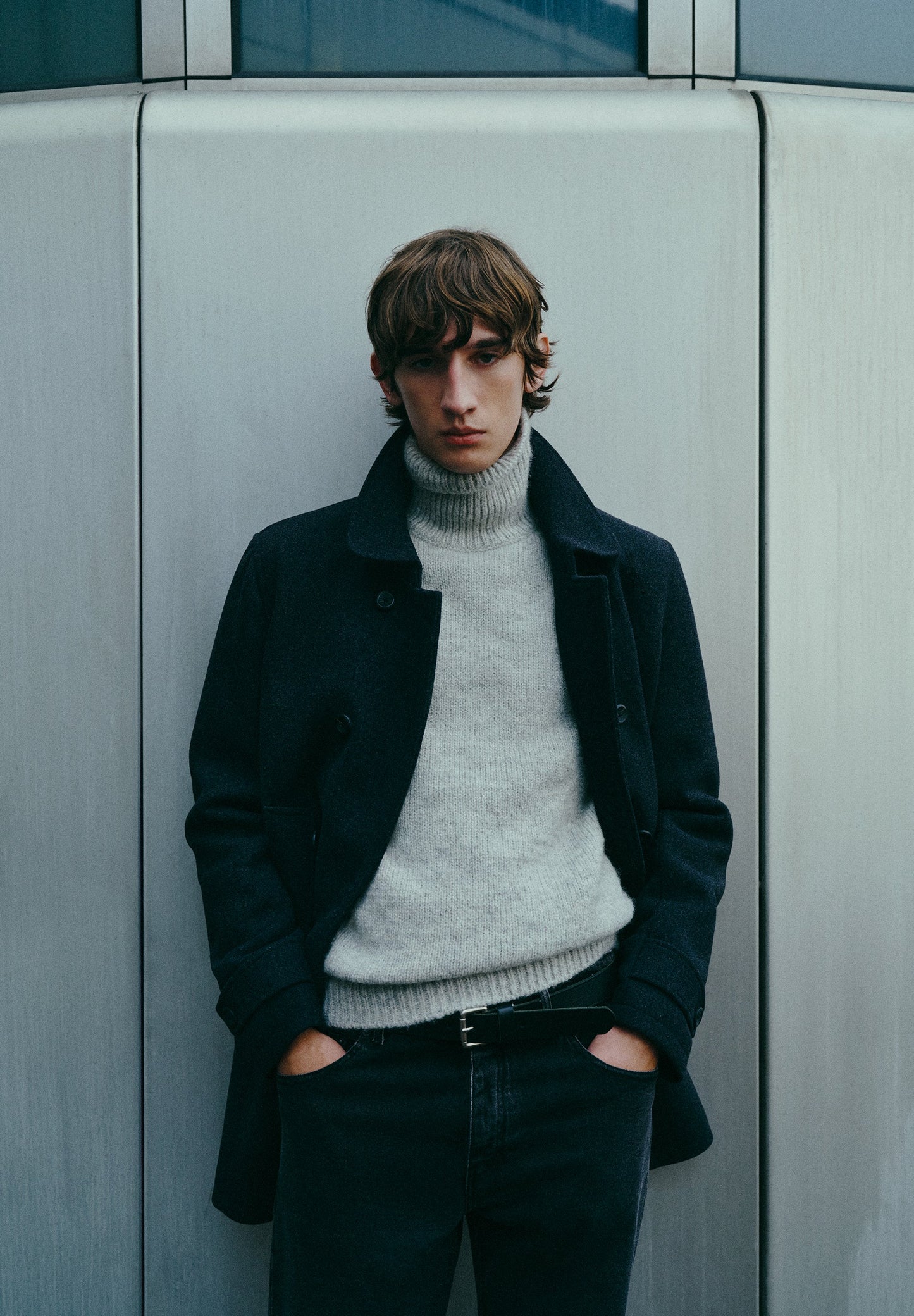 DOUBLE-BREASTED WOLLEN JAS