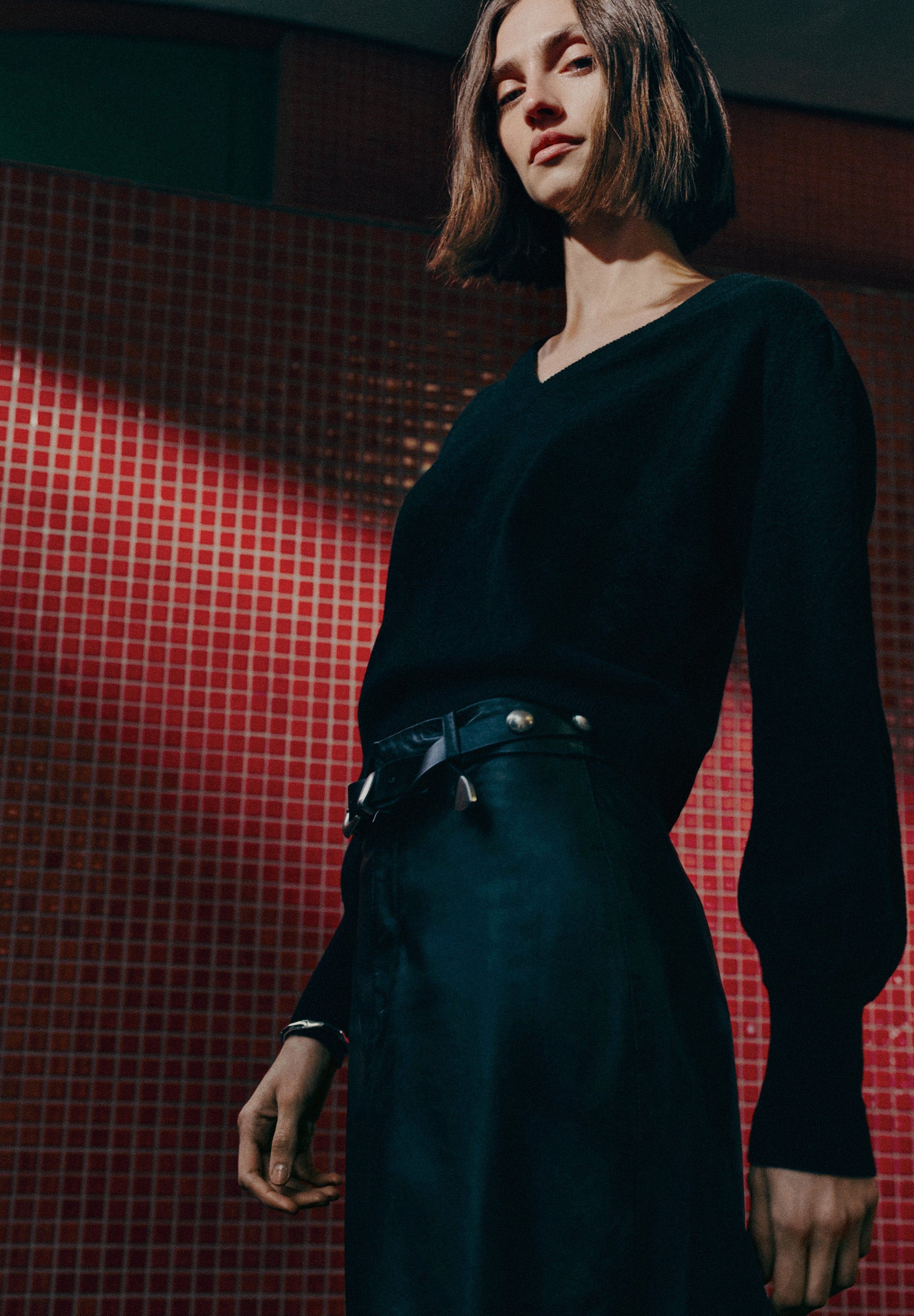 SWEATER WITH PUFFED SLEEVES