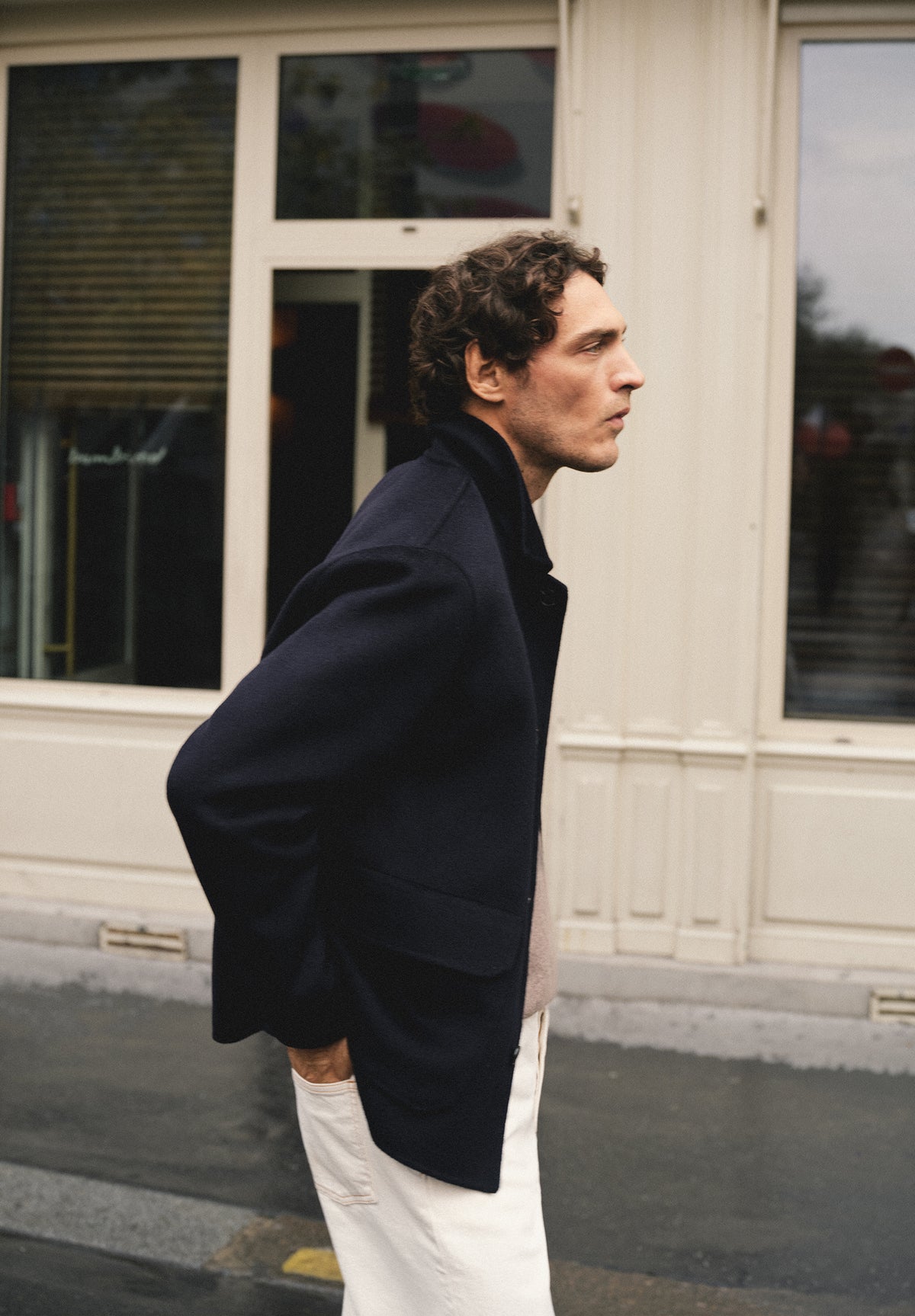 BUTTONED WOOL JACKET