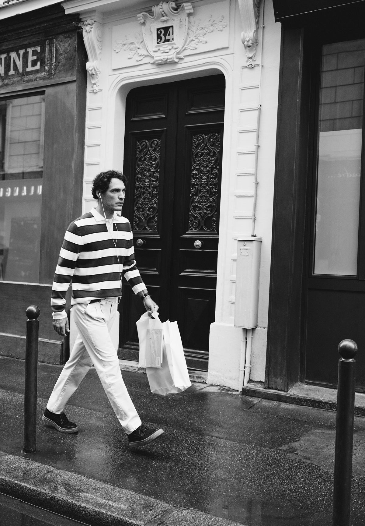 DARTED TAILORED TROUSERS