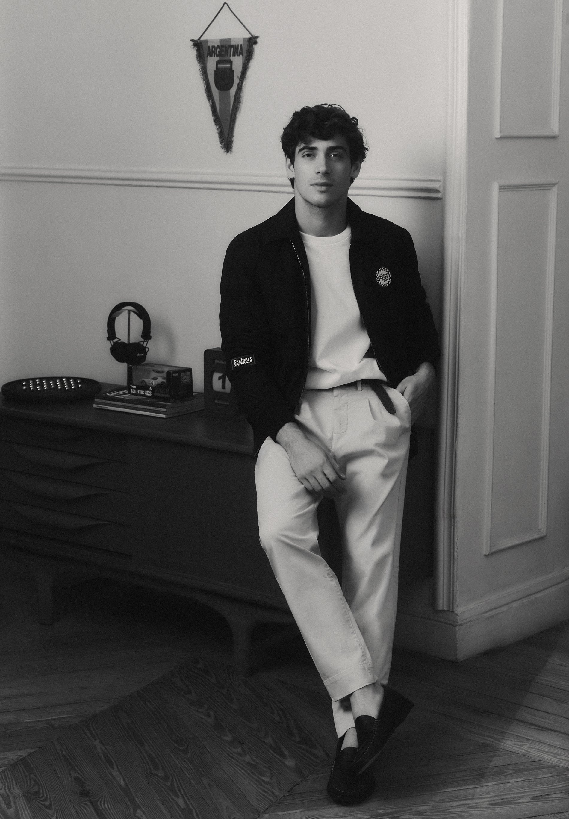 DARTED TAILORED TROUSERS