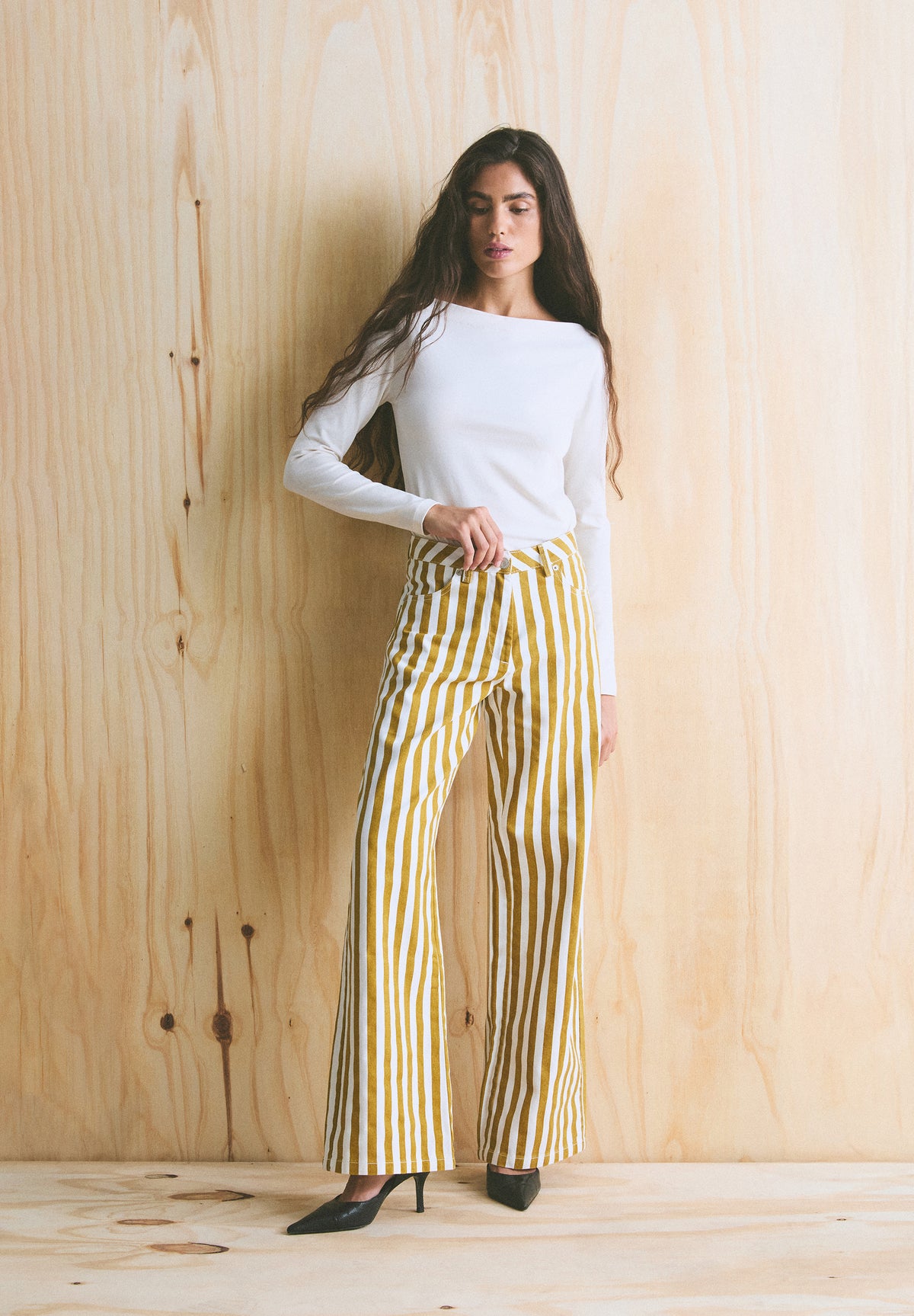 SCSTRIPES DENIM PANT